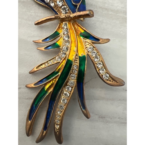 Vintage Peacock Brooch - Picture 5 of 6